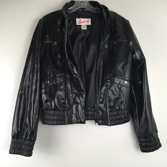 Lipstick Jackets & Blazers - Lipstick moto style jacket